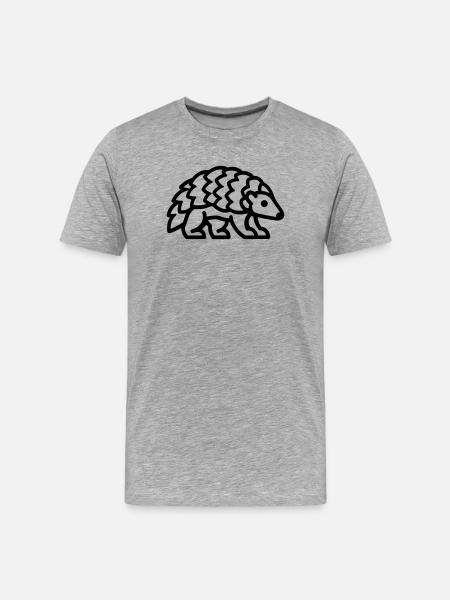 pangolin - T-shirt bio Premium Homme - gris chiné