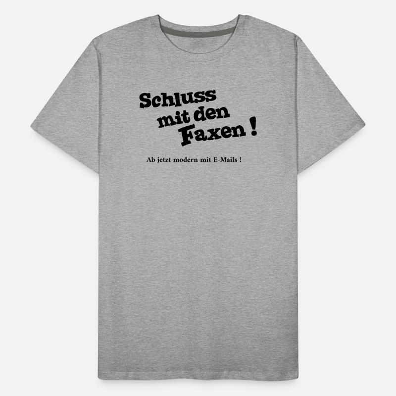 Schluss mit Faxen Männer Premium Bio T-Shirt