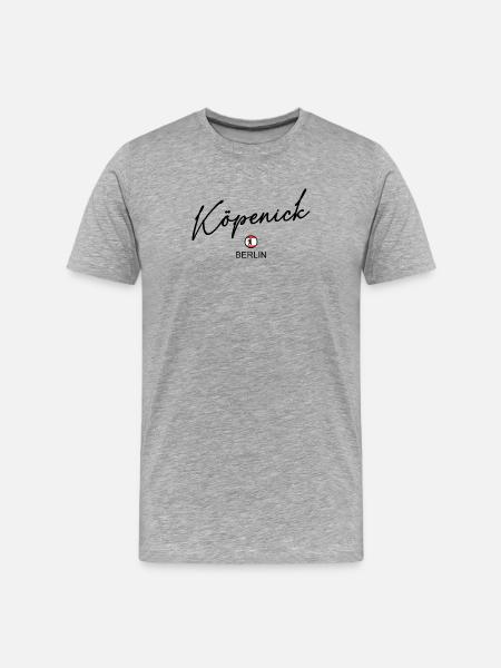 Köpenick - Berlin Flag - Berlin Bear - Men's Premium Organic T-Shirt - heather grey