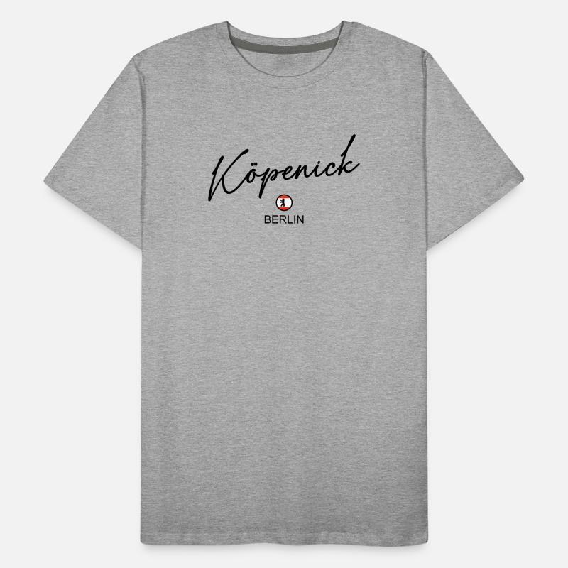 Köpenick - Drapeau de Berlin - Ours de Berlin T-shirt bio Premium Homme