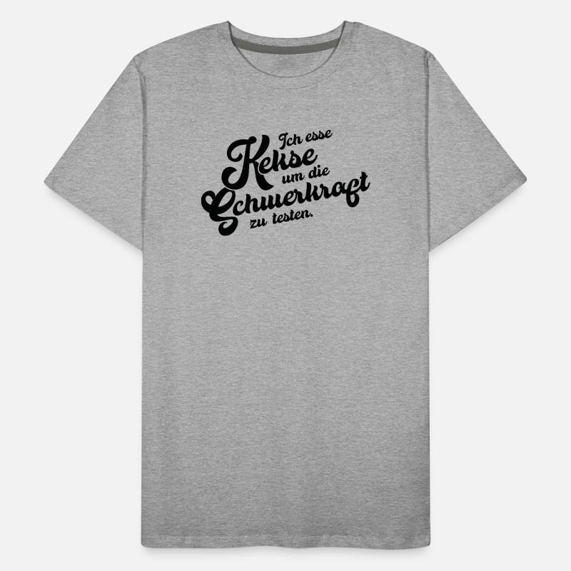 Biscuit Gravity Test Men's Premium Organic T-Shirt