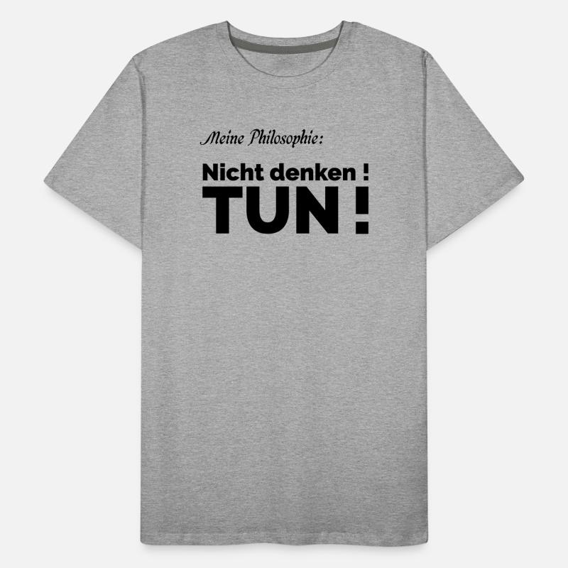 Philosophie Männer Premium Bio T-Shirt