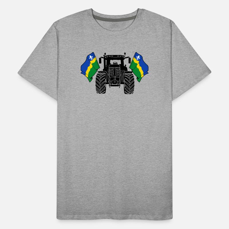 Flevoland_Tractor_Pride Men's Premium Organic T-Shirt