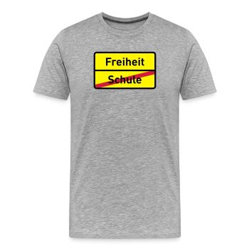 abishirt school graduation abimotiv 2010 high - Men's Premium Organic T-Shirt - heather grey - Front - Damien (186cm)
