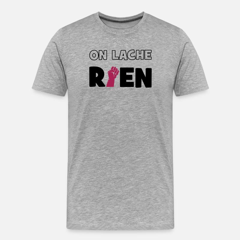 We loose nothing! - Men's Premium Organic T-Shirt - heather grey