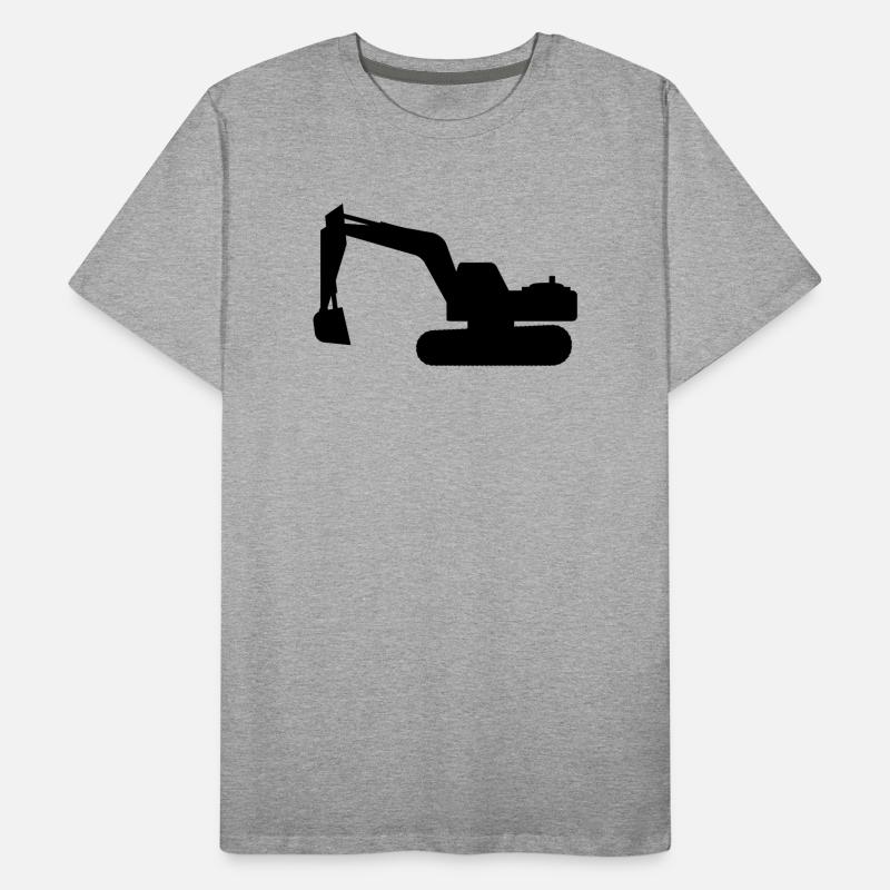 bagger sand arbeit beruf Männer Premium Bio T-Shirt