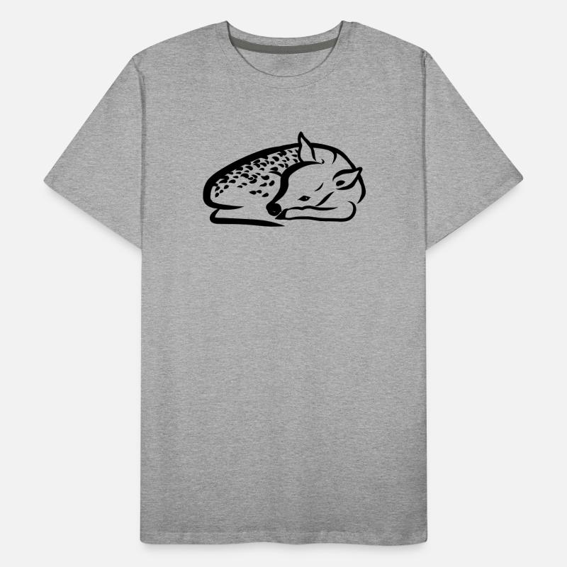 Faon couché T-shirt bio Premium Homme