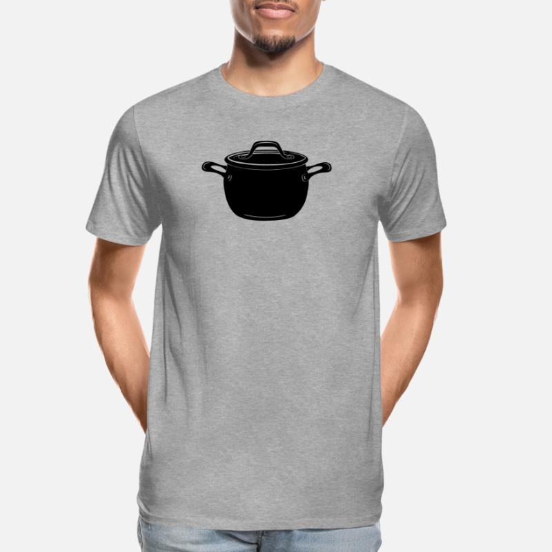 Suppe oder Pfanne Männer Premium Bio T-Shirt