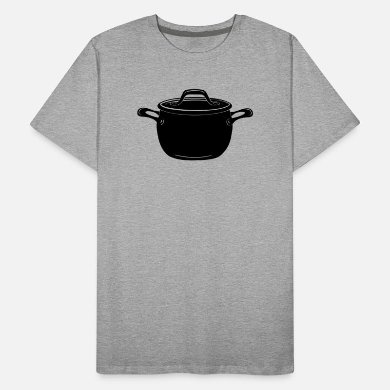 Suppe oder Pfanne Männer Premium Bio T-Shirt