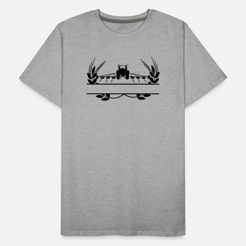 Ackerbau Traktor Getreideanbau Männer Premium Bio T-Shirt