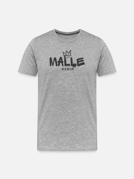 Malle König - Men's Premium Organic T-Shirt - heather grey