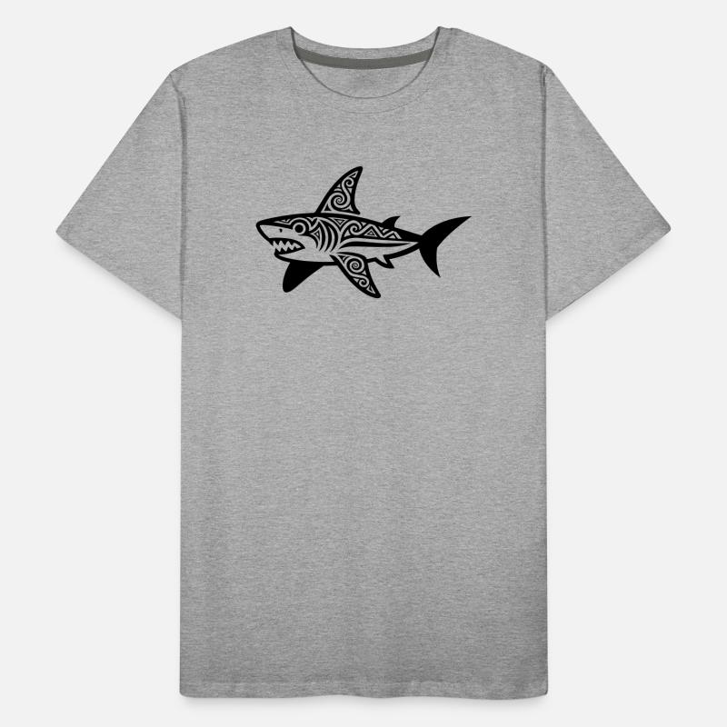 Requin maori T-shirt bio Premium Homme
