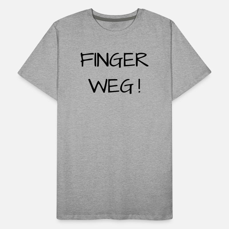 Hands off! Men's Premium Organic T-Shirt