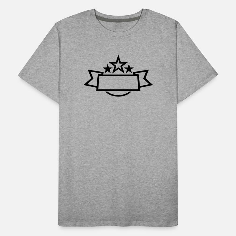 sterne banner Männer Premium Bio T-Shirt