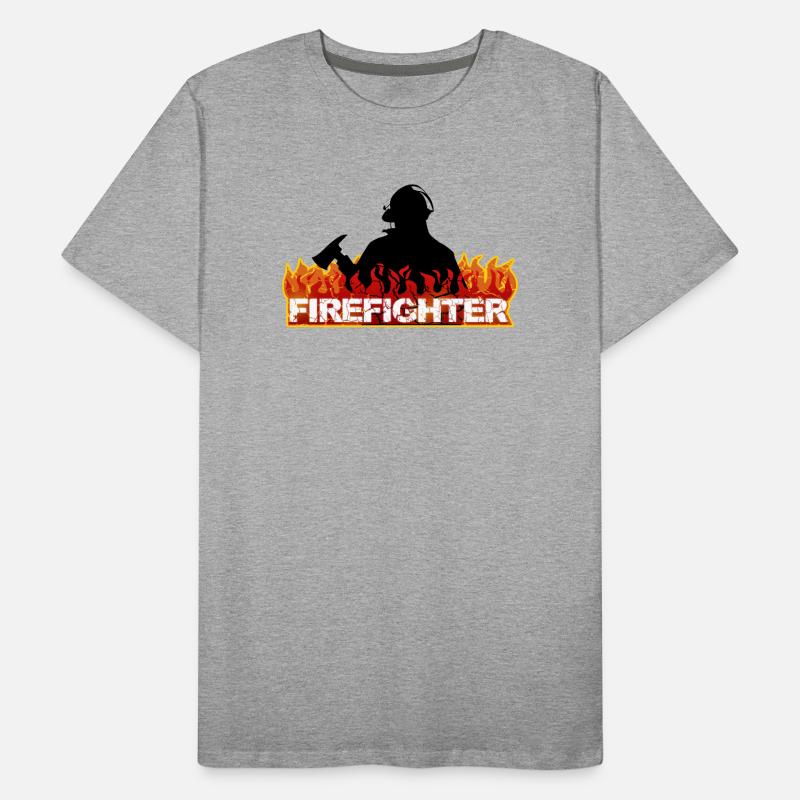 Fireman Men's Premium Organic T-Shirt