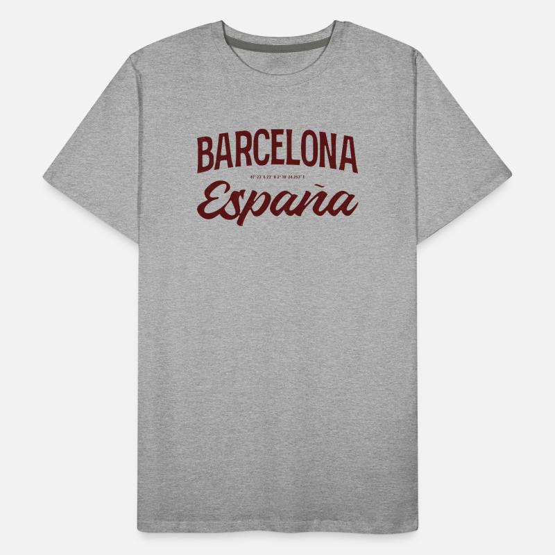 Barcelona Men's Premium Organic T-Shirt