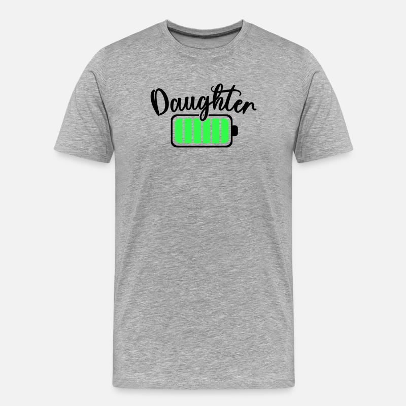 Neon Bar Equalizer Pattern - Men's Premium Organic T-Shirt - heather grey