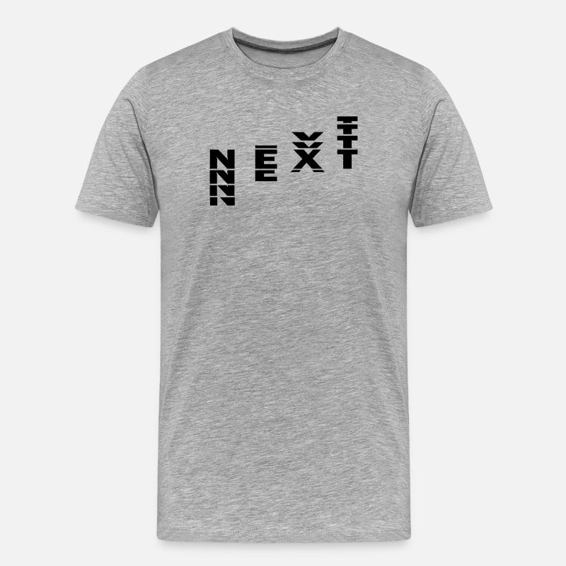 NEXT - Männer Premium Bio T-Shirt - Grau meliert