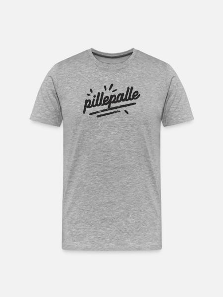 Pillepalle - Men's Premium Organic T-Shirt - heather grey
