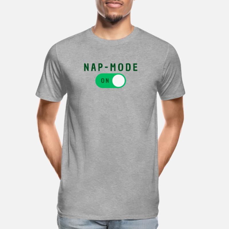 Nap Mode Active Men's Premium Organic T-Shirt