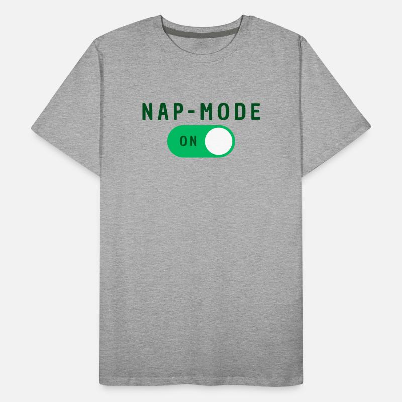 Nap Mode Active Men's Premium Organic T-Shirt