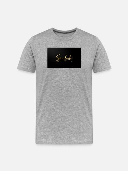 Saudade - T-shirt bio Premium Homme - gris chiné