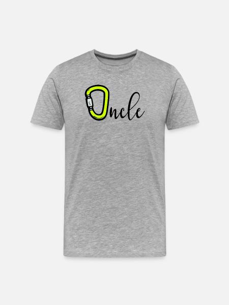 Camping Escalade Oncle - Men's Premium Organic T-Shirt - heather grey