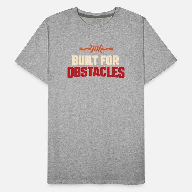 Obstacle Course Racer Obstacle Course Ocr Men's Premium Organic T-Shirt