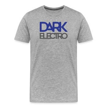 Dark Electro Industrial Beats Occult Goth Rave - Men's Premium Organic T-Shirt - heather grey - Front - Damien (186cm)