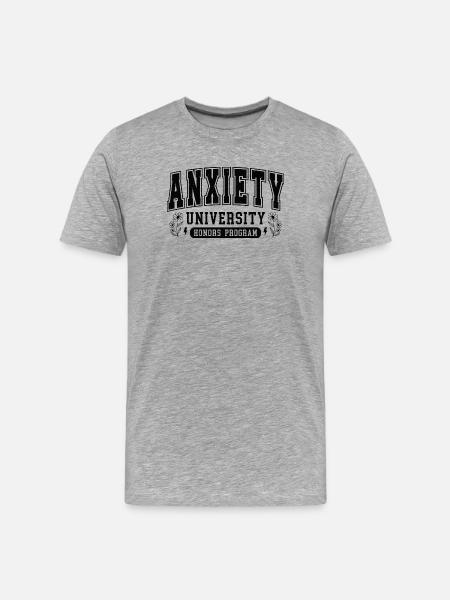 Fear University Honors Banner Gift - Men's Premium Organic T-Shirt - heather grey