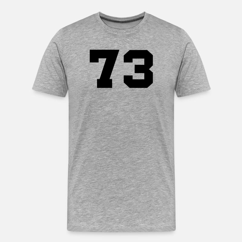 73- - T-shirt bio Premium Homme - gris chiné