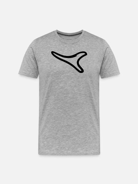 boomerang - Men's Premium Organic T-Shirt - heather grey