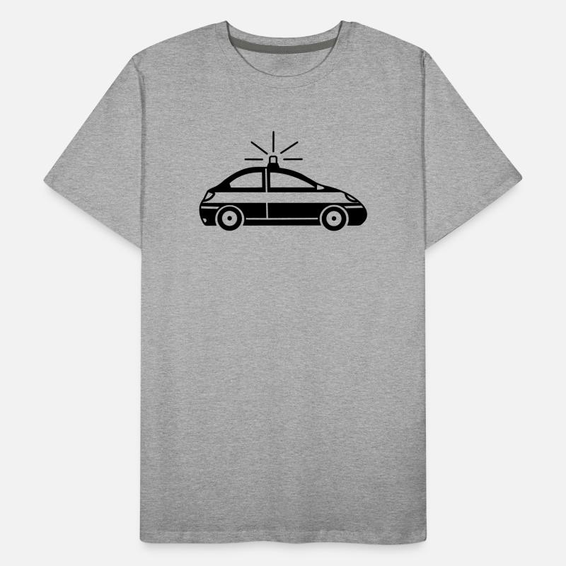Polizeiauto Männer Premium Bio T-Shirt