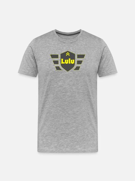 Lulu - Men's Premium Organic T-Shirt - heather grey