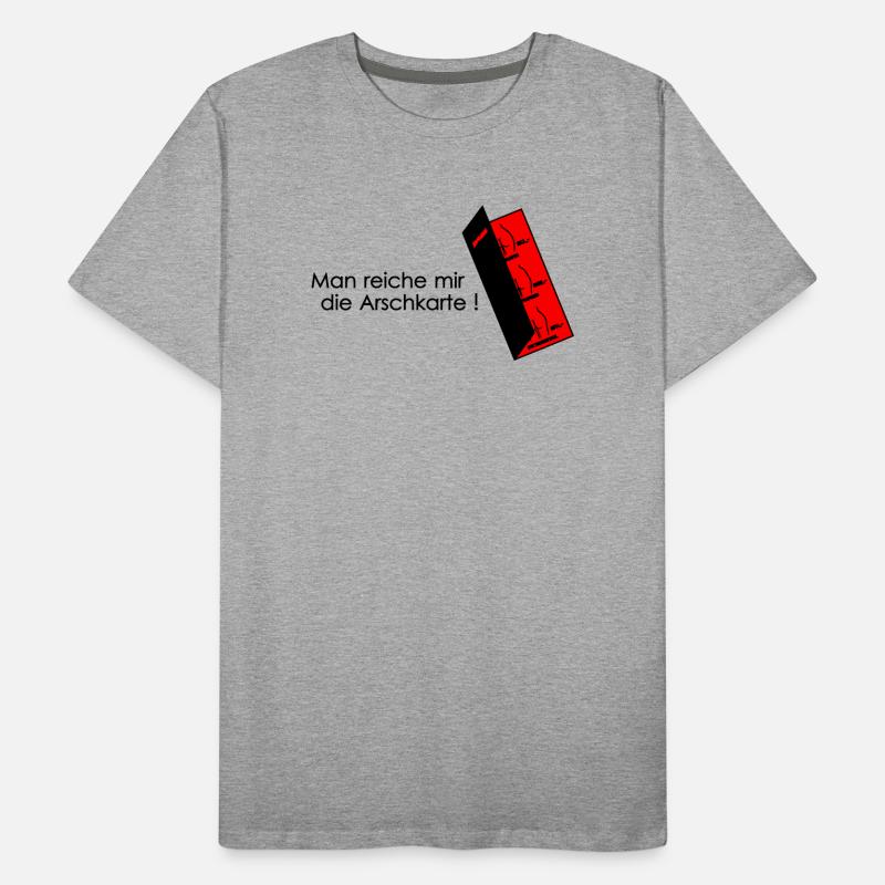 Ass Map Men's Premium Organic T-Shirt