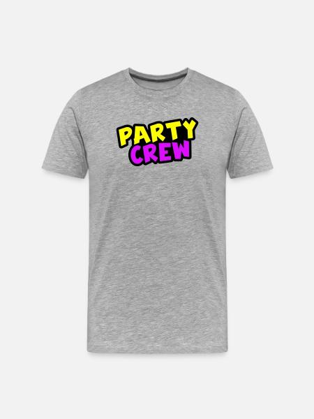 Équipe de fête - T-shirt bio Premium Homme - gris chiné