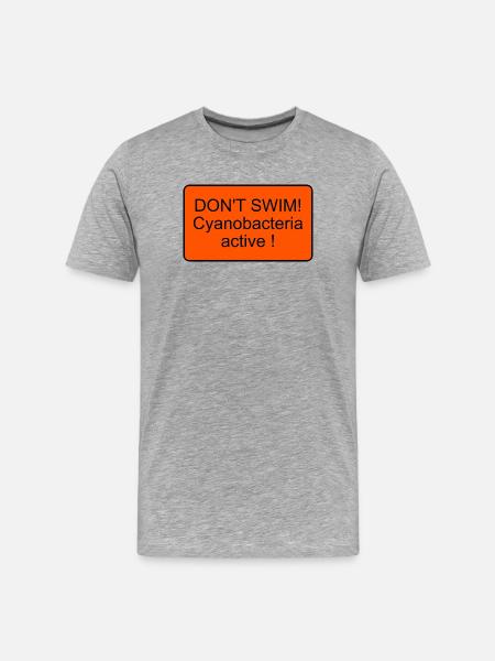 Cyanobacteria - Men's Premium Organic T-Shirt - heather grey