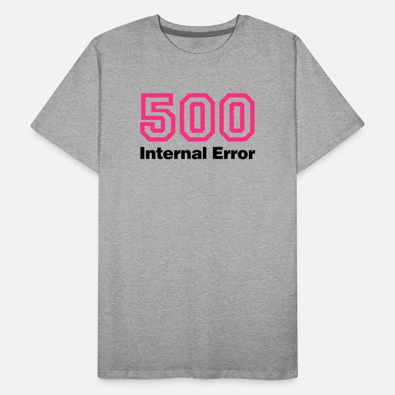Error 500 Internal Error Männer Premium Bio T-Shirt