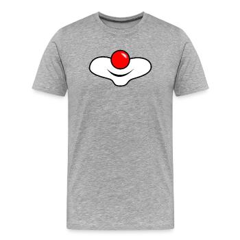 HUMOR. QUOTATION. MESSAGE. RETIREMENT. ANNIVERSARY. - Men's Premium Organic T-Shirt - heather grey - Front - Damien (186cm)