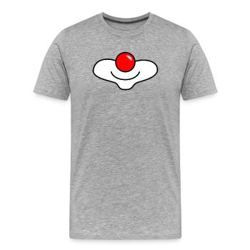 HUMOR. QUOTATION. MESSAGE. RETIREMENT. ANNIVERSARY. - Men's Premium Organic T-Shirt - heather grey - Front - Damien (186cm)