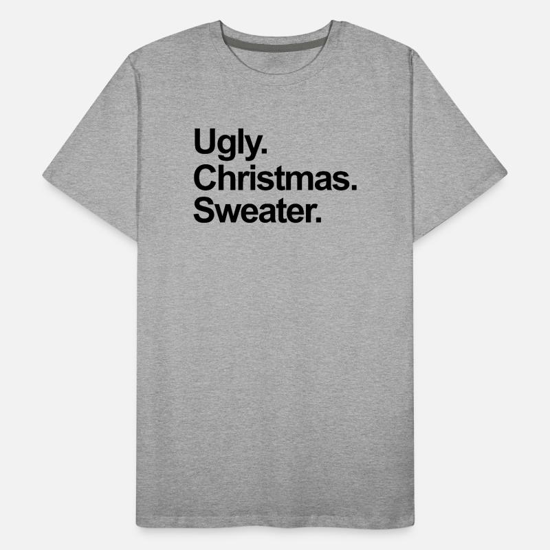 Pull de Noël moche T-shirt bio Premium Homme