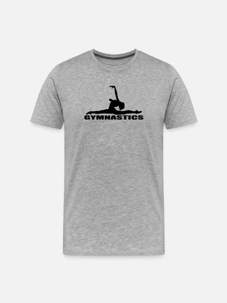 gymnastics - T-shirt bio Premium Homme - gris chiné