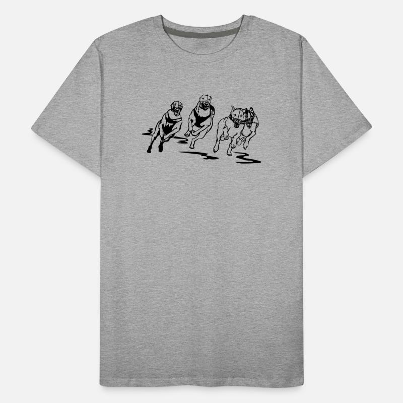 Whippets Männer Premium Bio T-Shirt