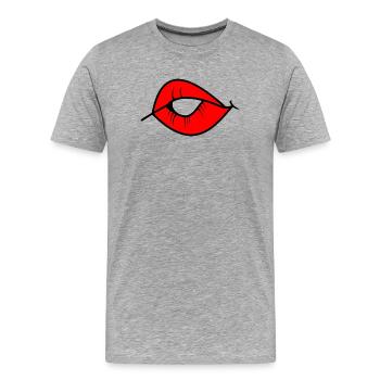 Jahrestag. Jubiläumsdekade. Humor. komisch - Männer Premium Bio T-Shirt - Grau meliert - Vorne - Damien (186cm)