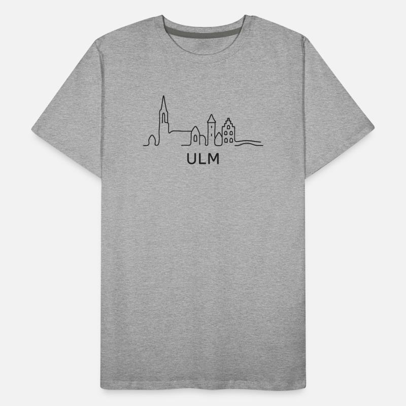 Horizon d’Ulm T-shirt bio Premium Homme