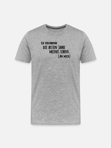 The best years - Men's Premium Organic T-Shirt - heather grey