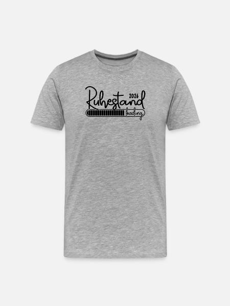 Retirement 2026 Loading Funny Retirement 2026 - Men's Premium Organic T-Shirt - heather grey