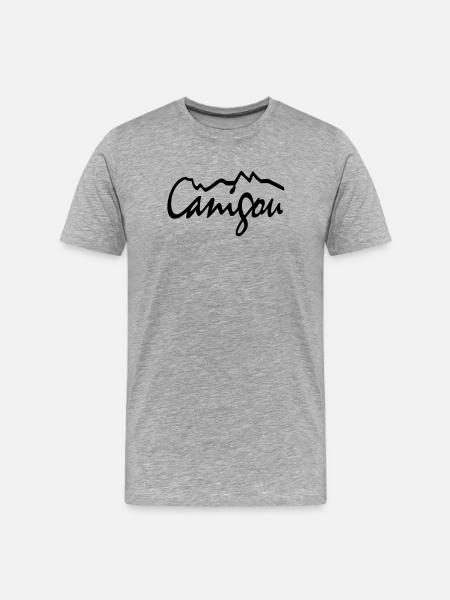 canigou - T-shirt bio Premium Homme - gris chiné