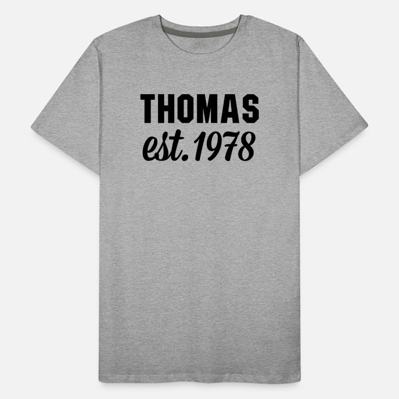 Thomas est 1978 Männer Premium Bio T-Shirt