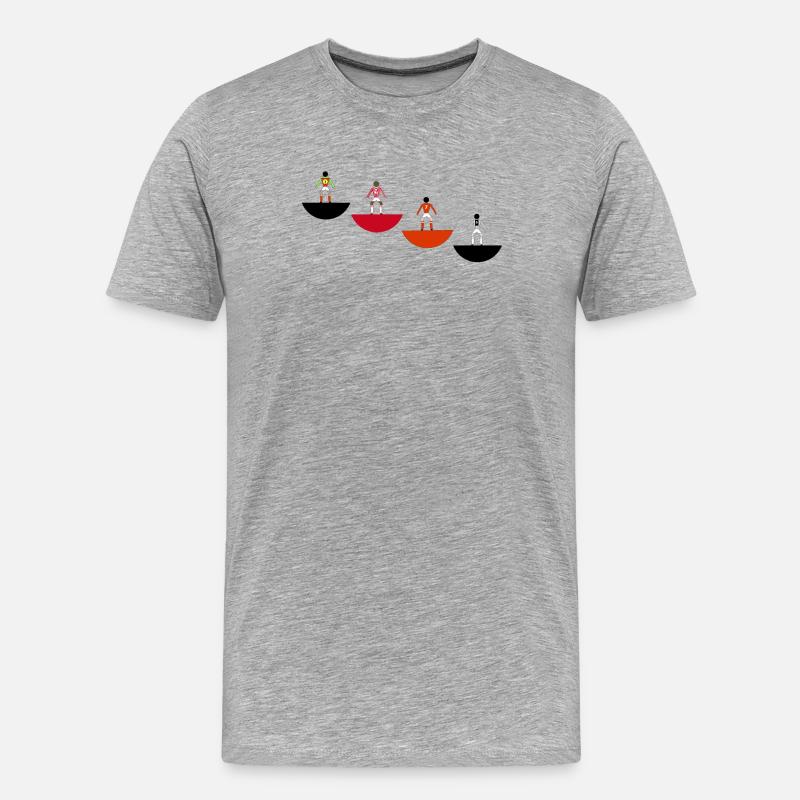 Subbuteo von 1976 - Männer Premium Bio T-Shirt - Grau meliert